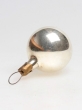 Елочная игрушка "Серебряный шар" Стекло, роспись СССР, 1960-е гг хорошая Имеется незначительный производственный деффект инфо 10061v.