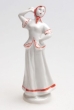 Статуэтка "Юная плясунья" Фарфор, роспись УССР, ЗХК(?) 1950-1960-е гг 1980", № 10, стр 212 инфо 6261z.